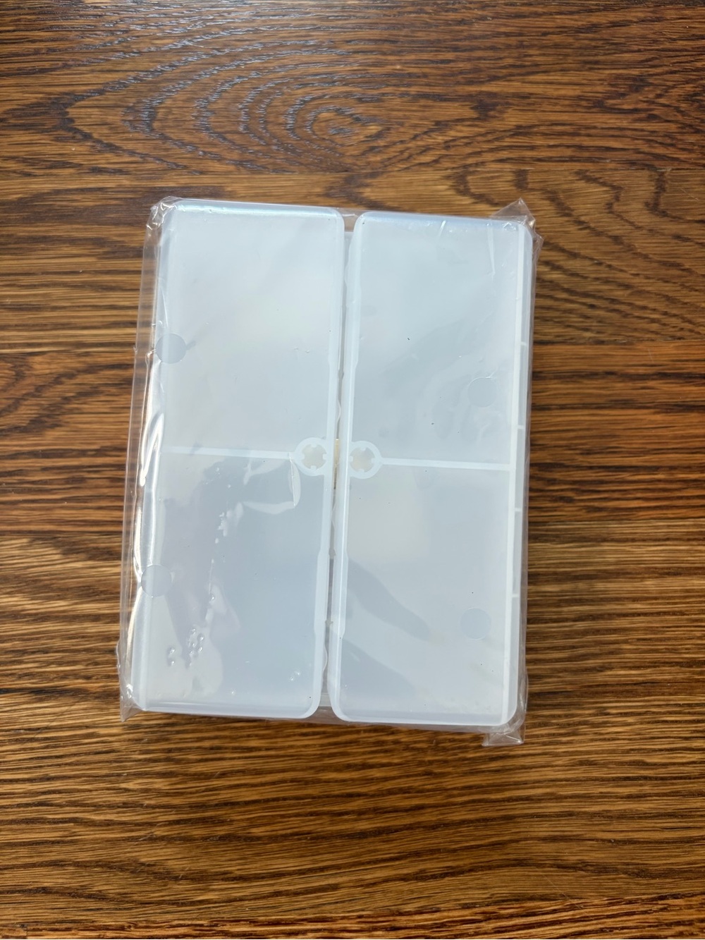 Clear Plastic Pill Storage Tray Set - Multi-Compartment Organizer